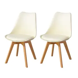 Elianna Upholstered Dining Chair (Set of 2) Cream