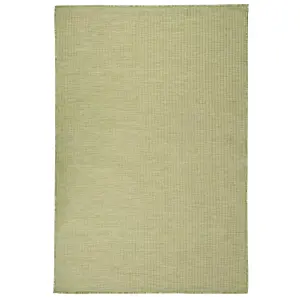 Outdoor Flatweave Rug 120x170 cm Green