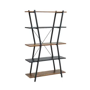 5-Tier Bookshelf Open Bookcase Display Shelf