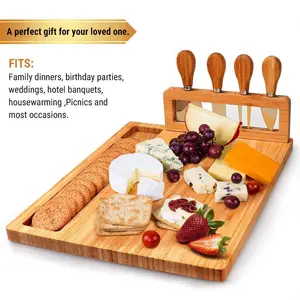 Brayden Studio Londono Bamboo Cheese Board