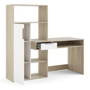 Function Plus Desk multi-functional unit with drawer and 1 door 163x60xh155 cm