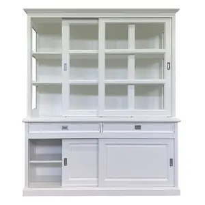 Stiles Display Cabinet White