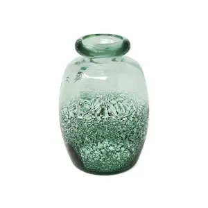 Recycled Glass Rimma Clear Home Décor Small Teardrop Vase (H) 16cm