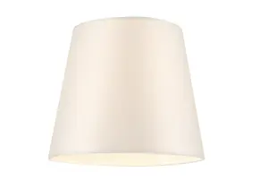 GoodHome Lokombi Cream Fabric dyed Light shade (D)20cm