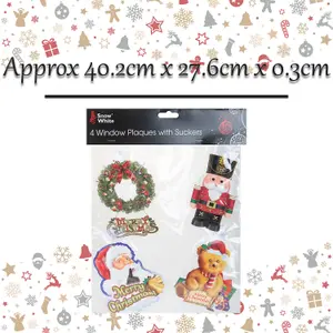 Christmas Stickers 4 Xmas Designs X 1 40.2cm x 27.6cm x 0.3cm Christmas Themed