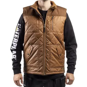 Caterpillar Squall Padded Bodywarmer Work Gilet Black - XXL