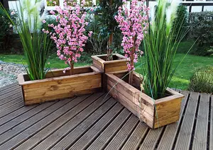 Charles Taylor Corner Planter Set