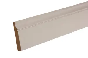 GoodHome Primed White MDF Ogee Architrave (L)2100mm (W)69mm (T)18mm