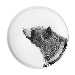 Maxwell & Williams Marini Ferlazzo Black Bear 20cm Plate