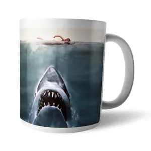 Official Jaws Mug 100% Ceramic, Dishwasher Safe