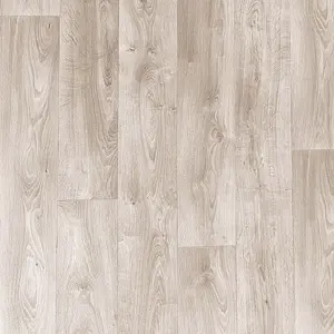 Light Beige Wood Effect Vinyl Flooring For Kitchen, Bathroom, Dining Room, 2.0mm Thick Vinyl Sheet -5m(16'4") X 2m(6'6")-10m²