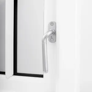 Isca Cranked Espag Window Handle - Satin Chrome (Left Hand)