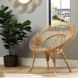 Shanghai Chair Natural Rattan Indoor (H)93cm x (W)97cm x (D)82cm