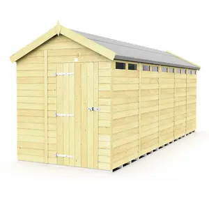 DIY Sheds 7x20 Apex Security Shed - Single Door