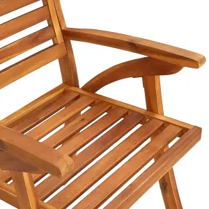 Berkfield Garden Chairs 3 pcs Solid Acacia Wood