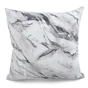 Tario Square Throw Cushion With Filling Grey