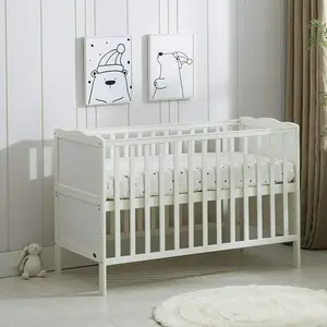 Surrey Cot Bed with Mattress White