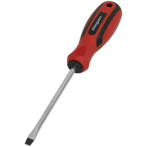 Premium Slotted Screwdriver 5 x 100mm with Soft Grip Handle