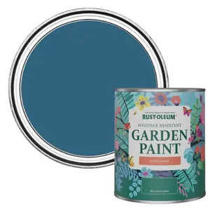 Rust-Oleum Cobalt Satin Garden Paint 750ml