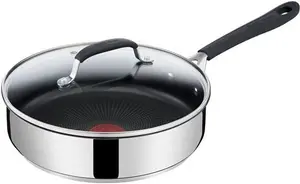 Tefal Jamie Oliver Stainless Steel Sautepan - 25cm | Robert Dyas