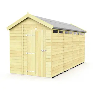 DIY Sheds 7x16 Apex Security Shed - Single Door