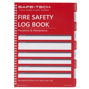 SAFE-TECH - Fire Safety Logbook for Precautions and Maintenance