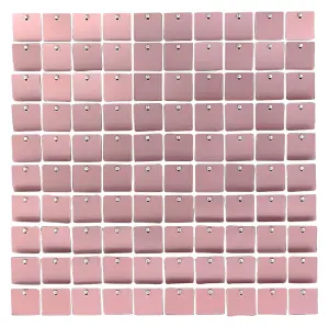 Matt Pink Shimmer Sequin Wall Panels Backdrop, 30cm x 30cm