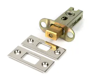 From The Anvil Polished Nickel 2 1/2" Heavy Duty Tubular Deadbolt