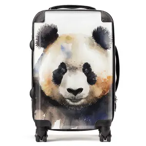 Panda Watercolour Suitcase - Cabin