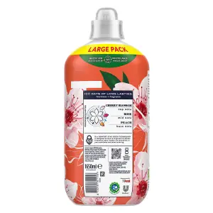 Comfort Fabric Conditioner Cherry Blossom & Sweet Pea 1.65 Litre 55W, 4 Pack