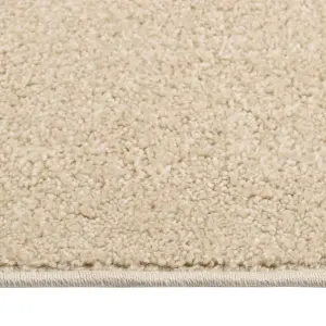 Rug Short Pile 80x150 cm Beige