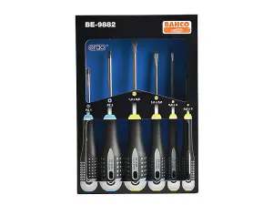 Bahco - BE-9882 ERGO™ Screwdriver Set, 6 Piece