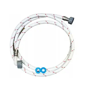 hydroland 300cm Nylon Braid Washing Machine Dishwasher Fill Water Feed Hose Inlet Pipe