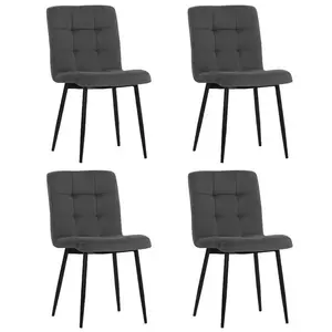 Barryton Upholstered Dining Chair (Set of 4) Grey