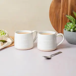 Mikasa Farmhouse Love Set of 2 380ml Mugs