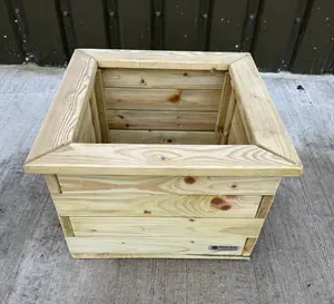 Simply Wood Signature SQUARE Planter - Extra Large  X 2