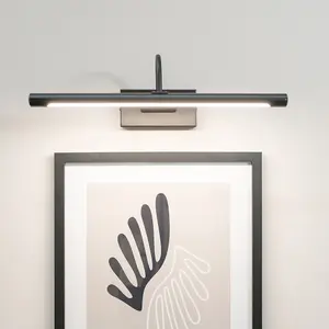 ValueLights Alana Integrated LED Picture Wall Light IP44 Bathroom - Matt Black