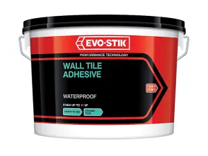 Evo-Stik - Tile A Wall Waterproof Adhesive for Ceramic Tiles - 5L