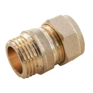 Oracstar Male Compression Coupler Gold (15mm)