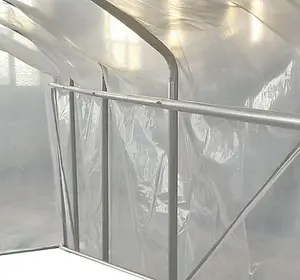 4m x 3m (13' x 10' approx) Extreme Clear Polythene Poly Tunnel