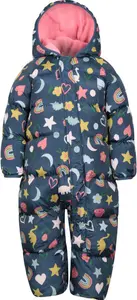 Mountain Warehouse Frosty Printed Toddler Padded Suit - Purple | Size 6-12m