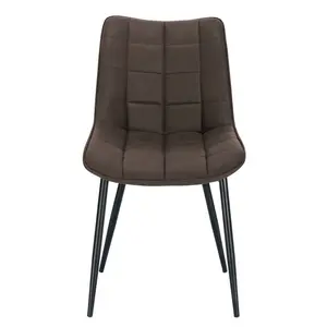 Vassar Upholstered chair (Set of 2) Dark Brown