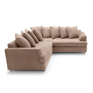 Ferguson Corner Sofa Brown Cord