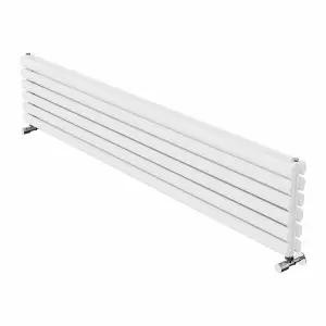 Right Radiators 1800x354 mm Horizontal Vertical Oval Column Radiator Double Panel Rads White