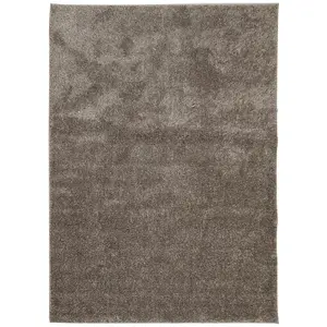 Rug ISTAN High Pile Shiny Look Grey 200x280 cm