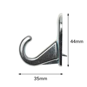 Corefix Spike Large Wall Hook. Nickel Finish with fixing