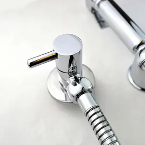 Nes Home Modern Bathroom Chrome Douche Bidet Spray + Thermostatic Mixing Valve 15mm