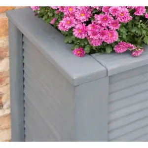 Grey Tall Garden Planter (1.3ft x 1.3ft)