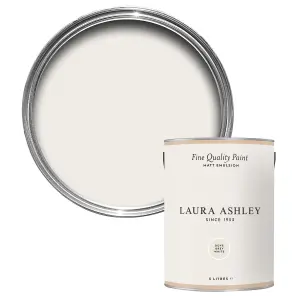 Laura Ashley Dove Grey White Matt Emulsion paint, 5L