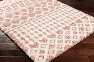 NOUR Boho Shaggy Area Rug 160 x 220 cm